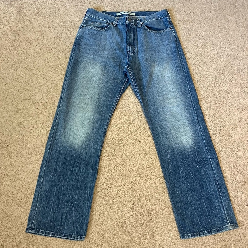 Vintage Gap 1969 Standard Fit 90s Y2K Men's Denim Blue Jeans Measures 34X30